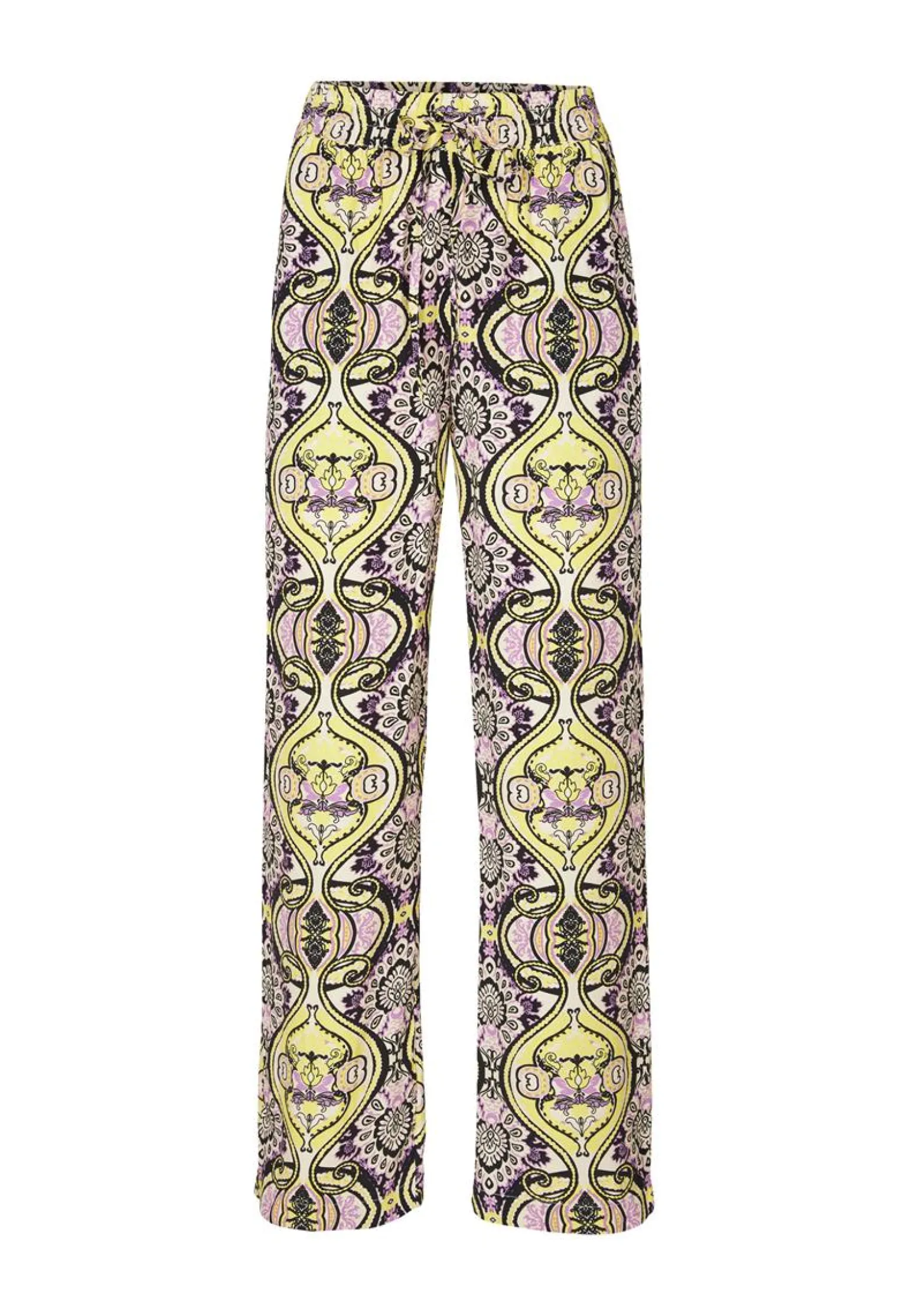 New Miss Etam Broek wide leg print paars 36" Multi purple