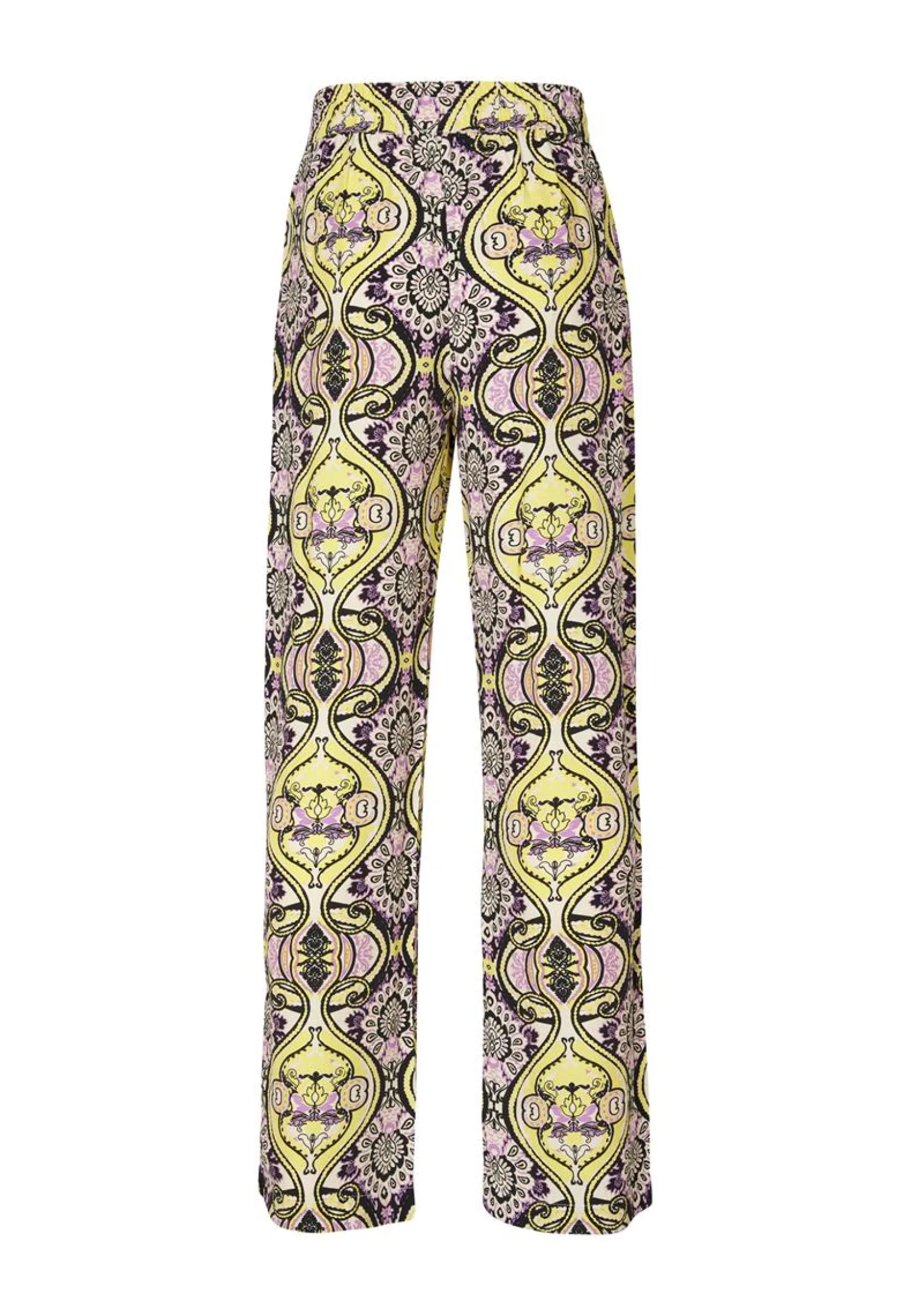 New Miss Etam Broek wide leg print paars 36" Multi purple