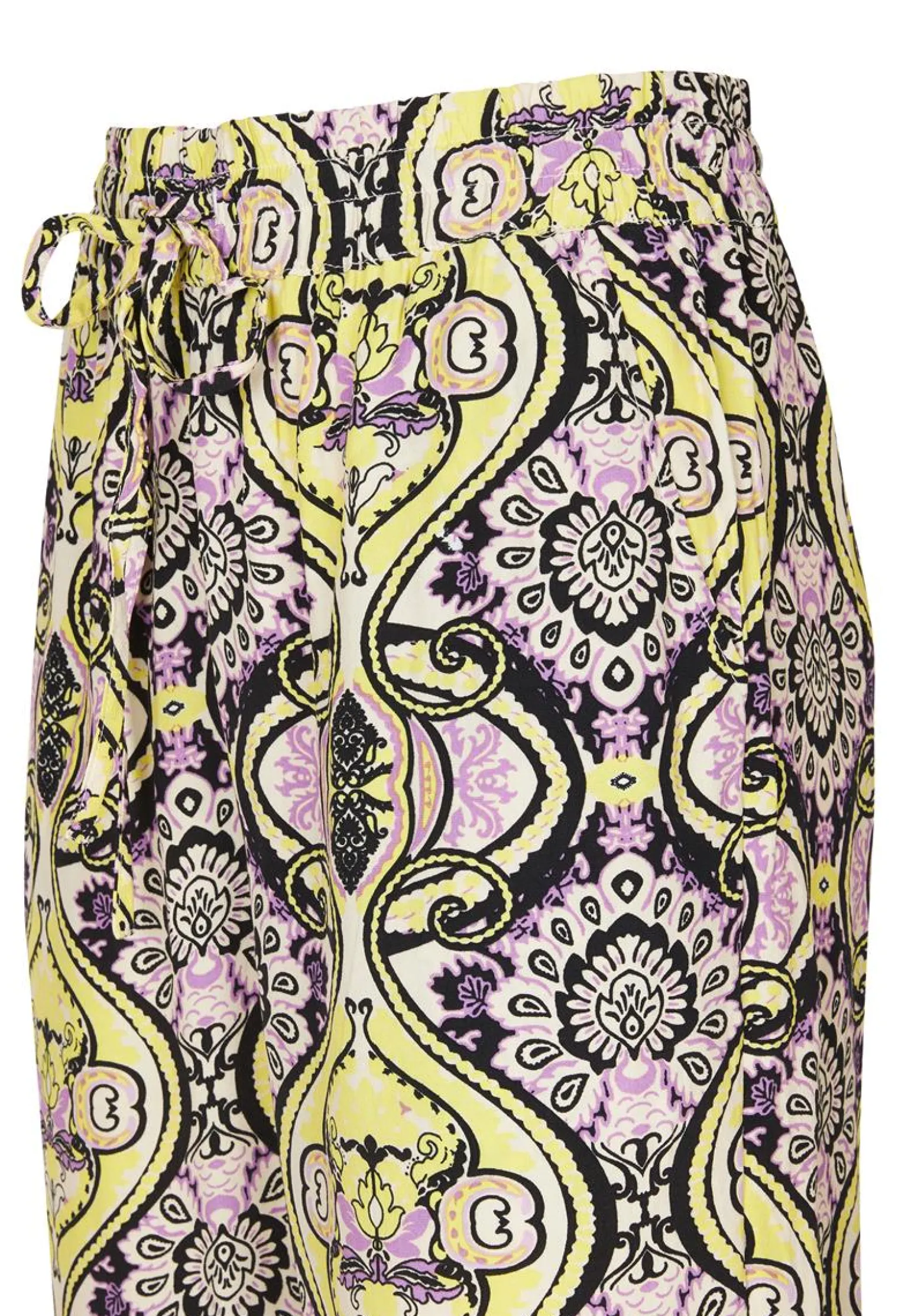 New Miss Etam Broek wide leg print paars 36" Multi purple