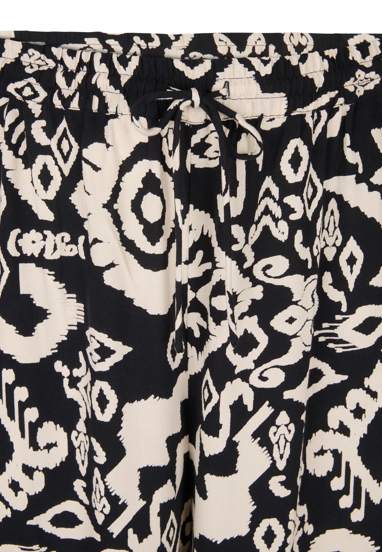 Best Miss Etam Broek wide leg print zwart Multi zwart
