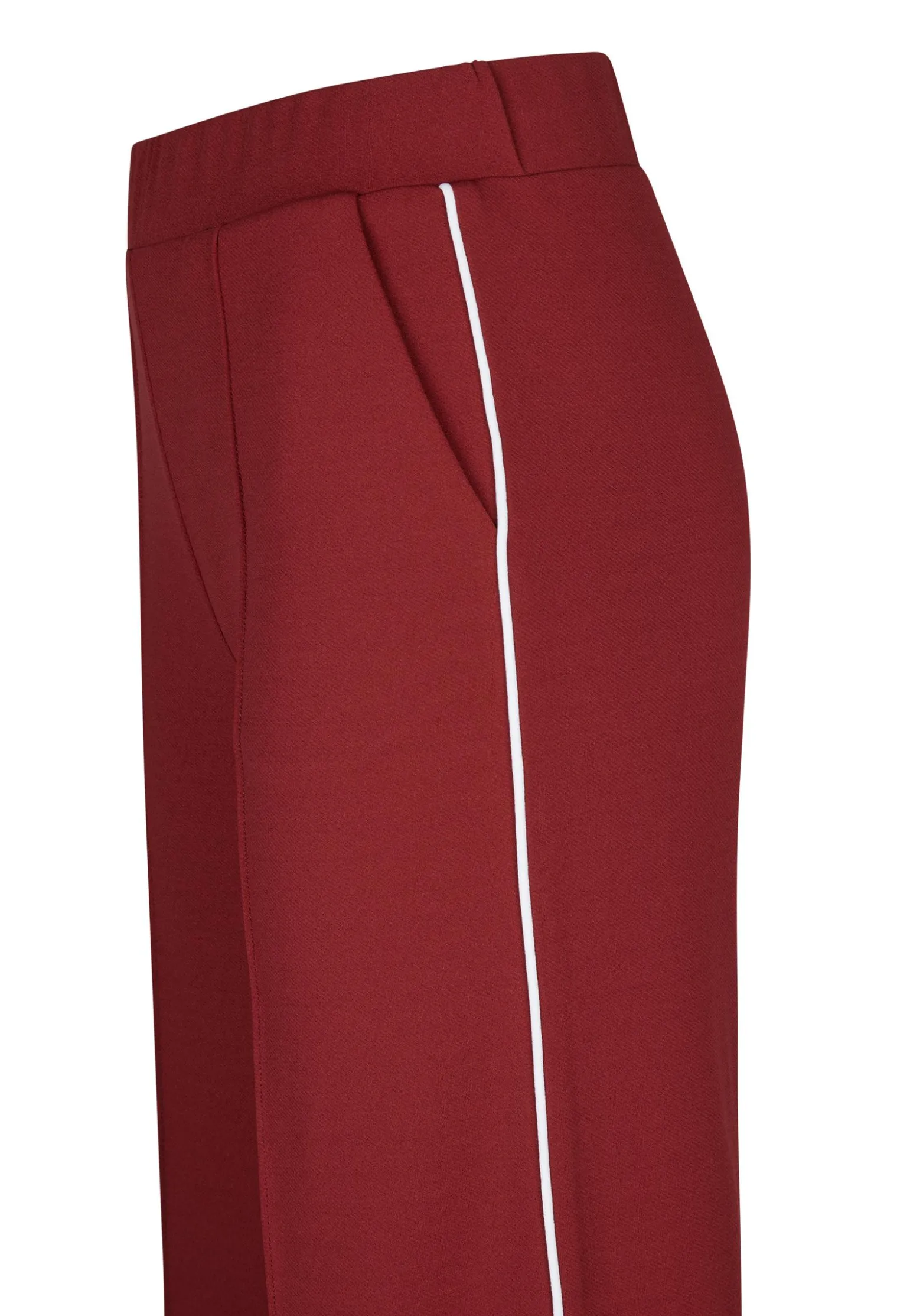 Online Miss Etam Broek wide leg rood 32" Multi dark red