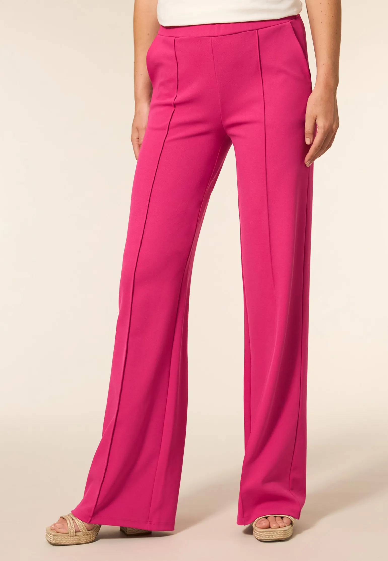Hot Miss Etam Broek wide leg roze 36" Fuchsia