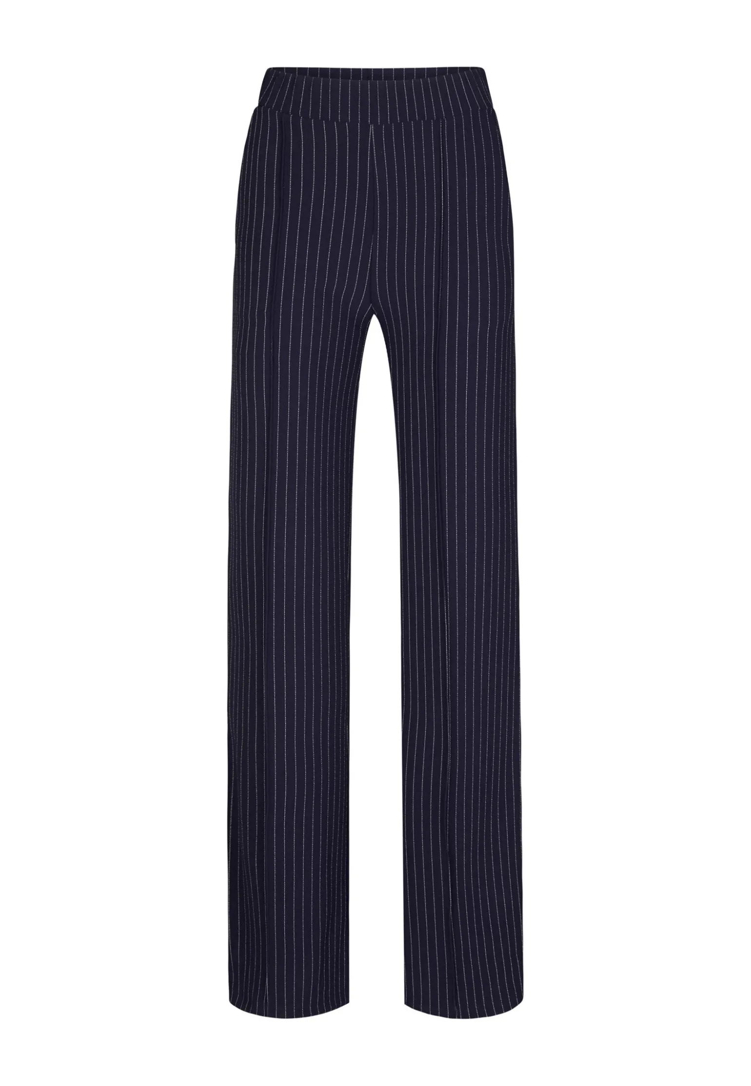 New Miss Etam Broek wide leg streep blauw 36" Multi donker blue