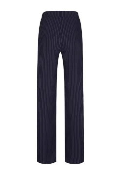 New Miss Etam Broek wide leg streep blauw 36
