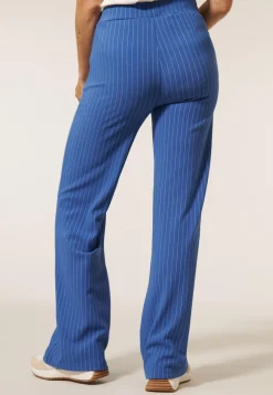 Best Miss Etam Broek wide leg streep blauw 32