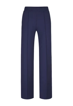 Clearance Miss Etam Broek wide leg tape blauw 32" Donkerblauw