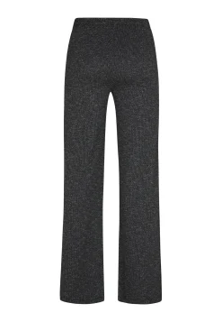 Sale Miss Etam Broek wide leg tape grijs zwart 32
