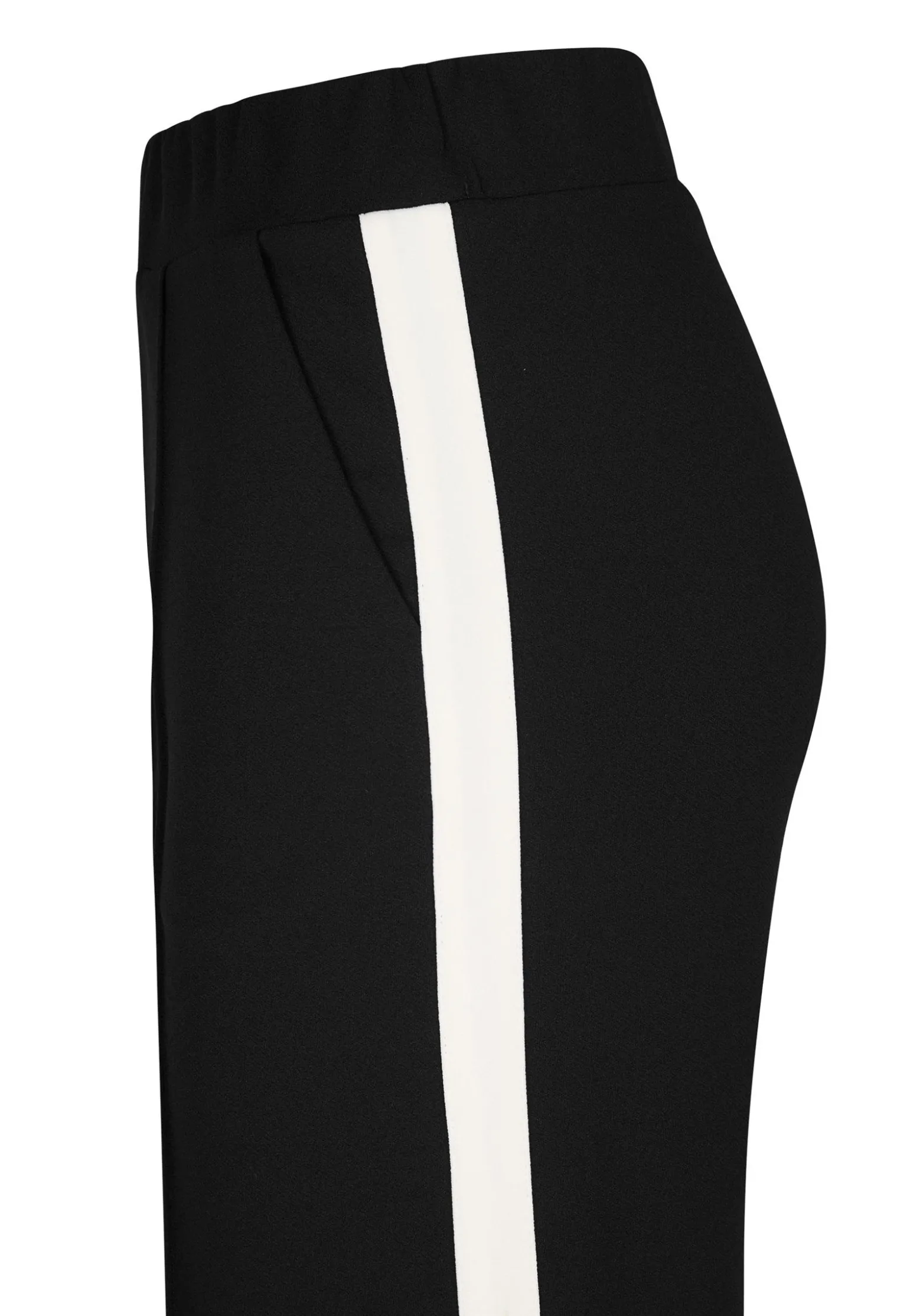 Discount Miss Etam Broek wide leg tape 32" Zwart