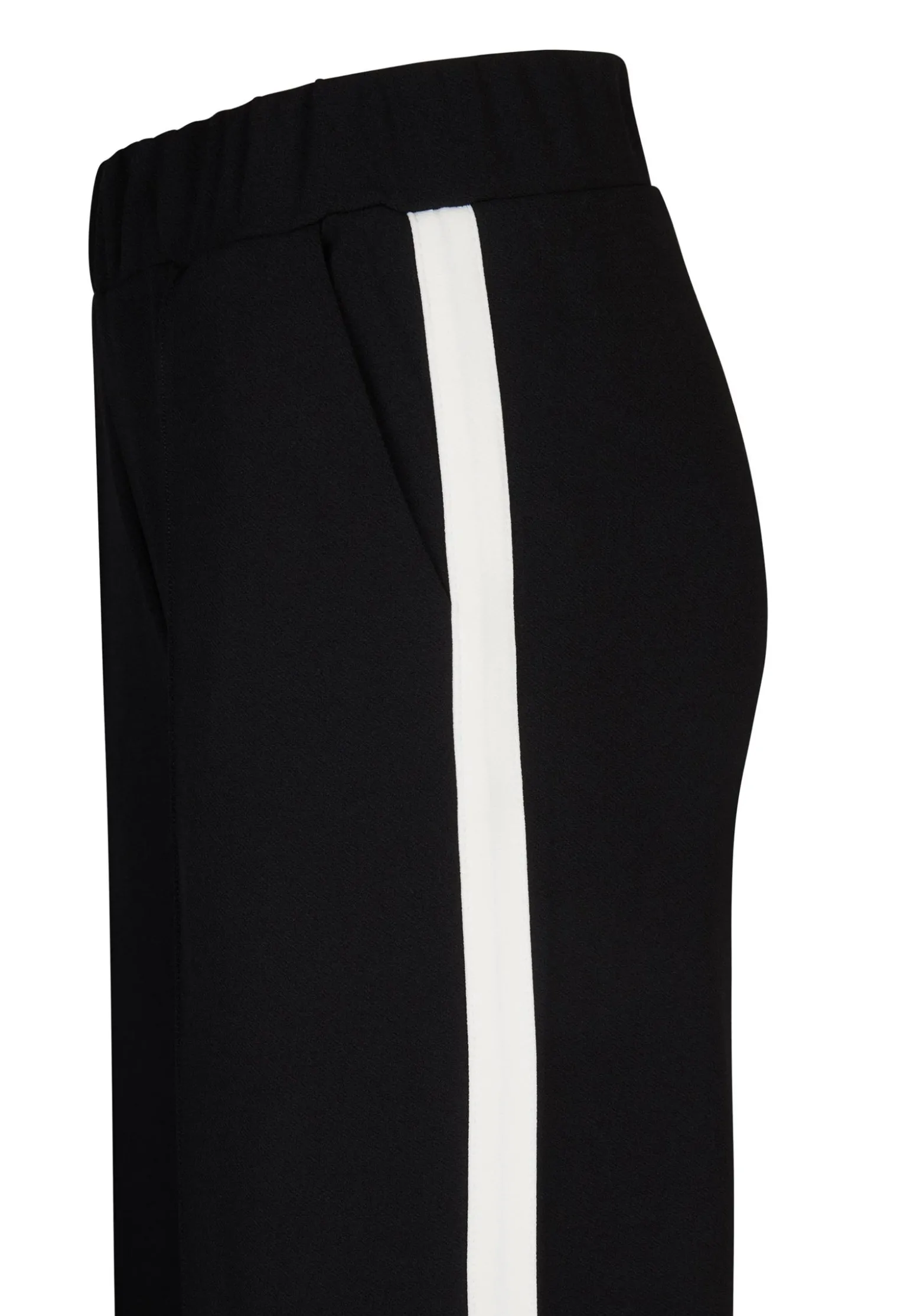 Sale Miss Etam Broek wide leg tape 36" Zwart