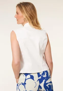 Hot Miss Etam Gilet denim Wit