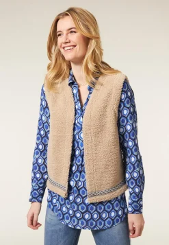 Miss Etam Gilet naturel Ecru