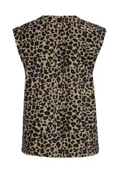 Hot Miss Etam Gilet print zwart Multi dark neutral