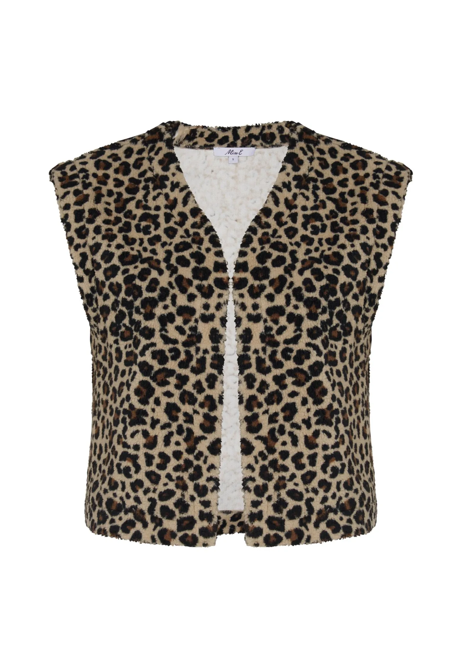 Miss Etam Gilet print zwart Multi dark neutral