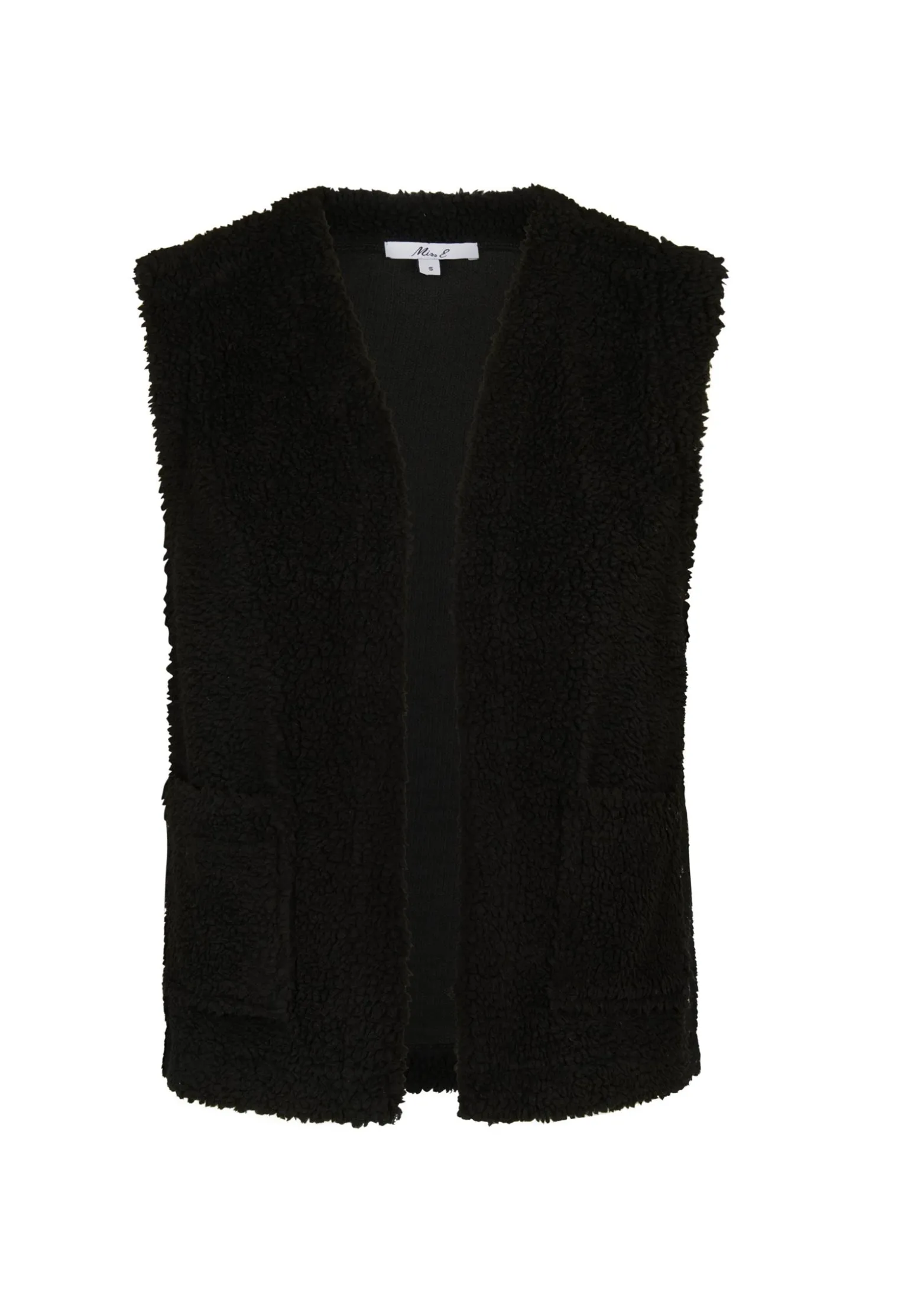 Best Miss Etam Gilet teddy Zwart