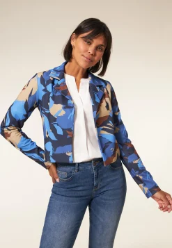 Online Miss Etam Jack print blauw Multi donker blue