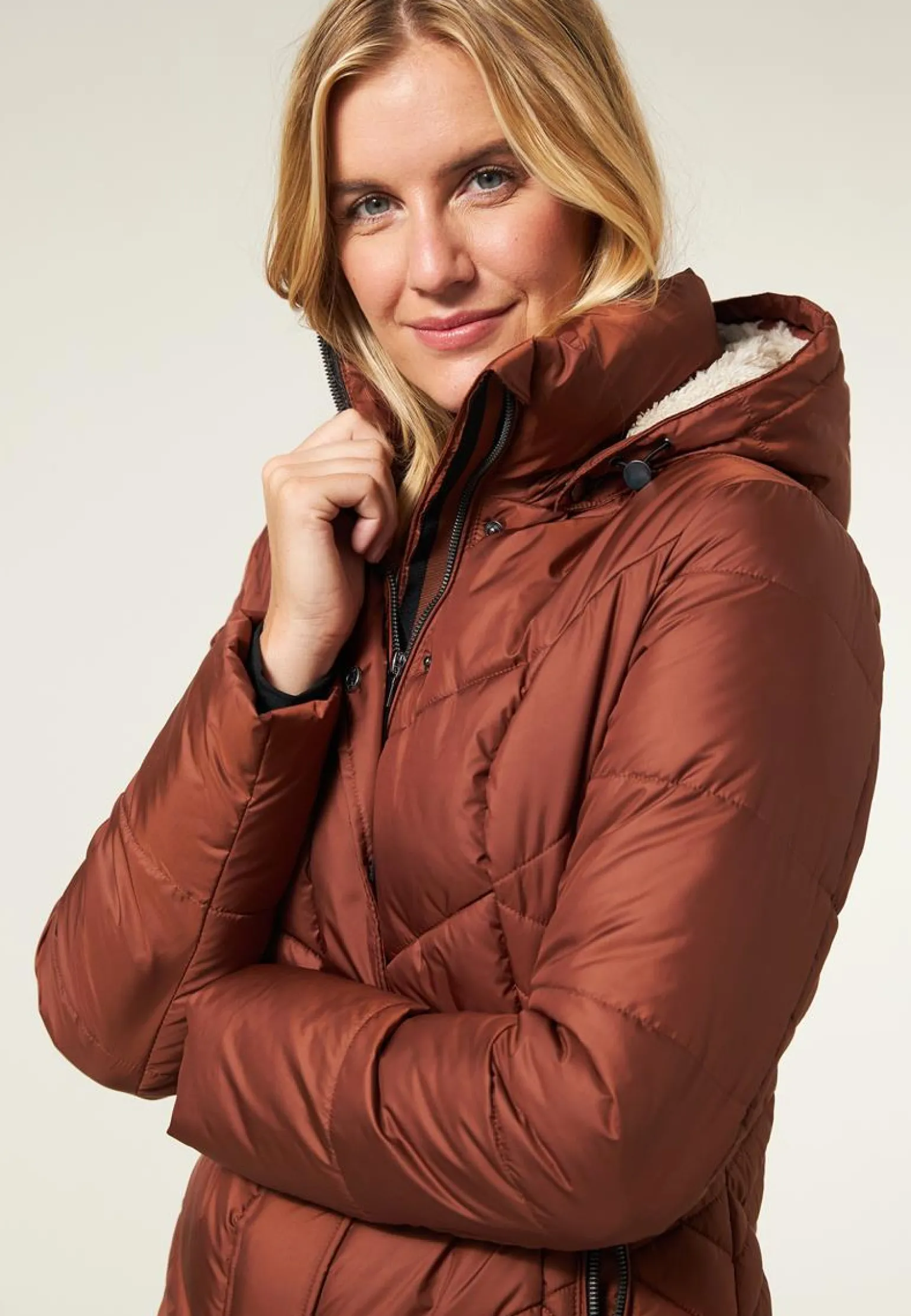 Clearance Miss Etam Jas padded bruin Roest
