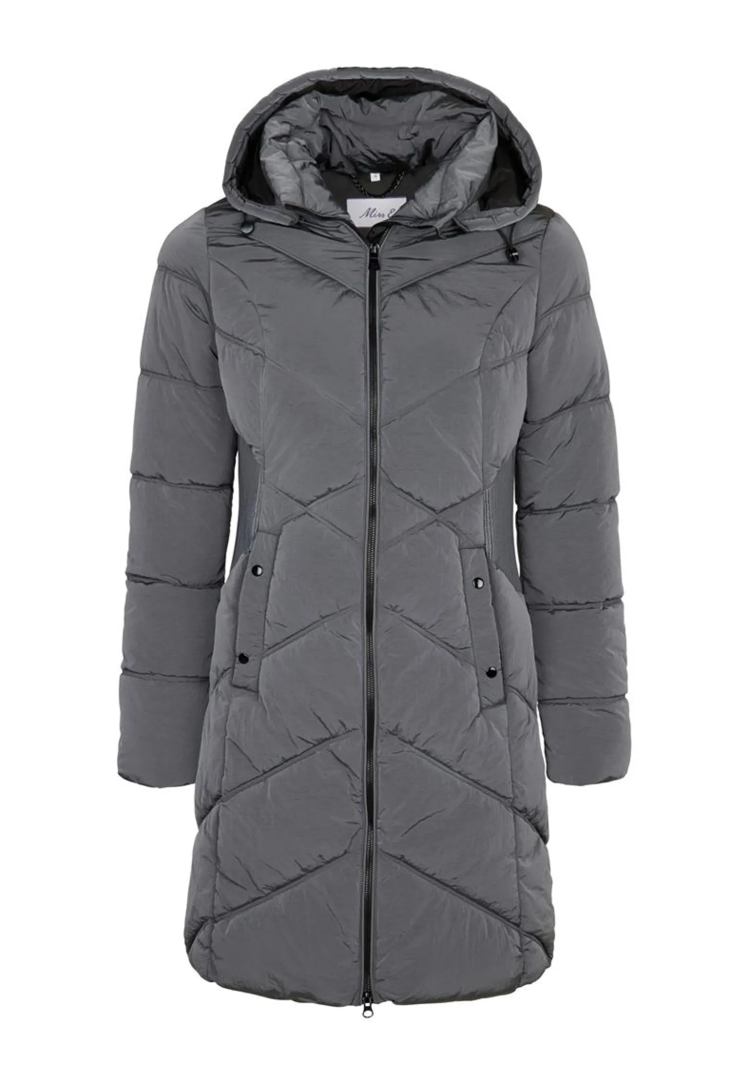 New Miss Etam Jas padded glans grijs Grey