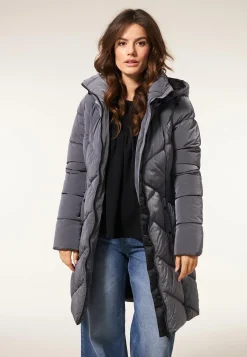 New Miss Etam Jas padded glans grijs Grey