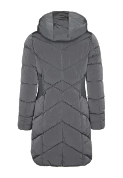 New Miss Etam Jas padded glans grijs Grey