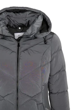 New Miss Etam Jas padded glans grijs Grey