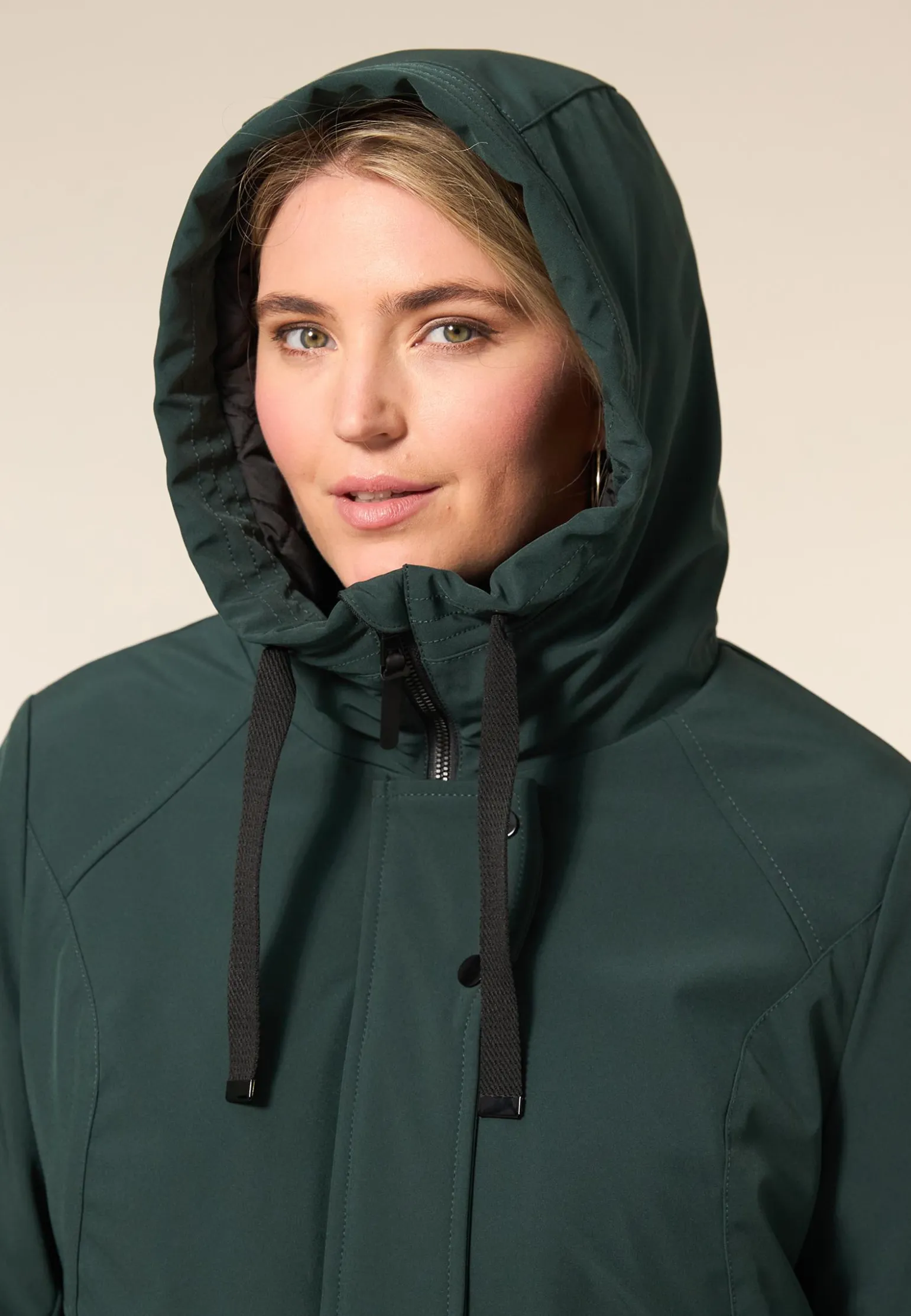 Online Miss Etam Jas softshell groen Pinegreen