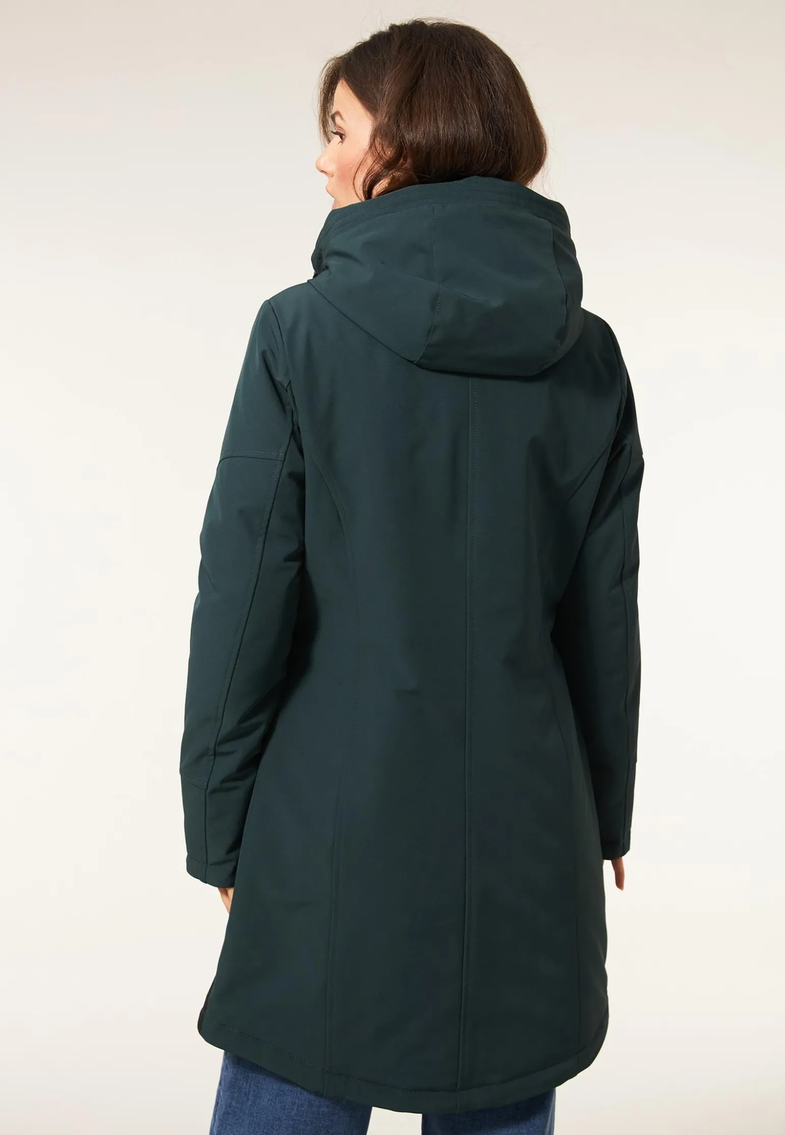 Hot Miss Etam Jas softshell groen Pinegreen