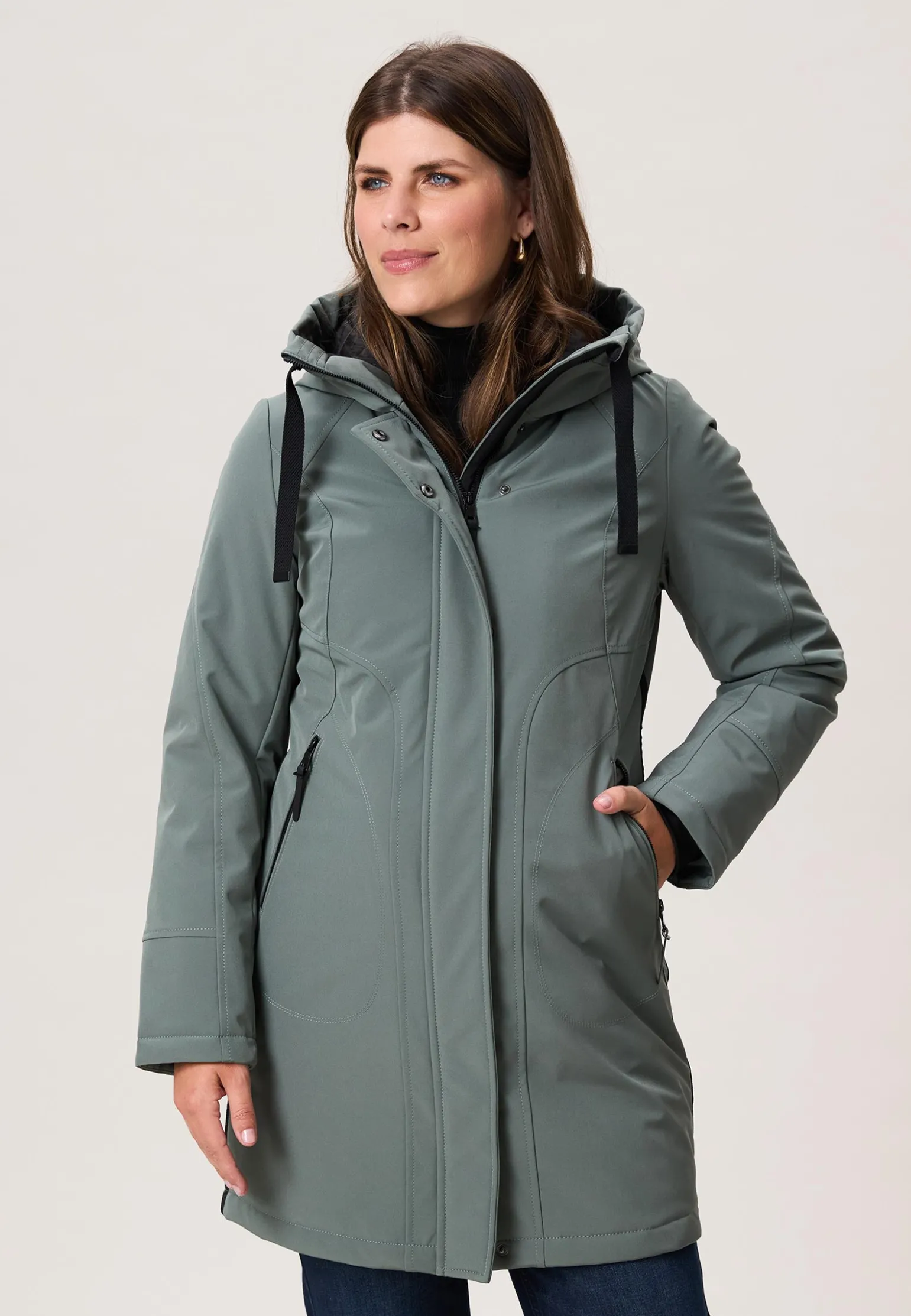 Sale Miss Etam Jas softshell licht groen Jade green