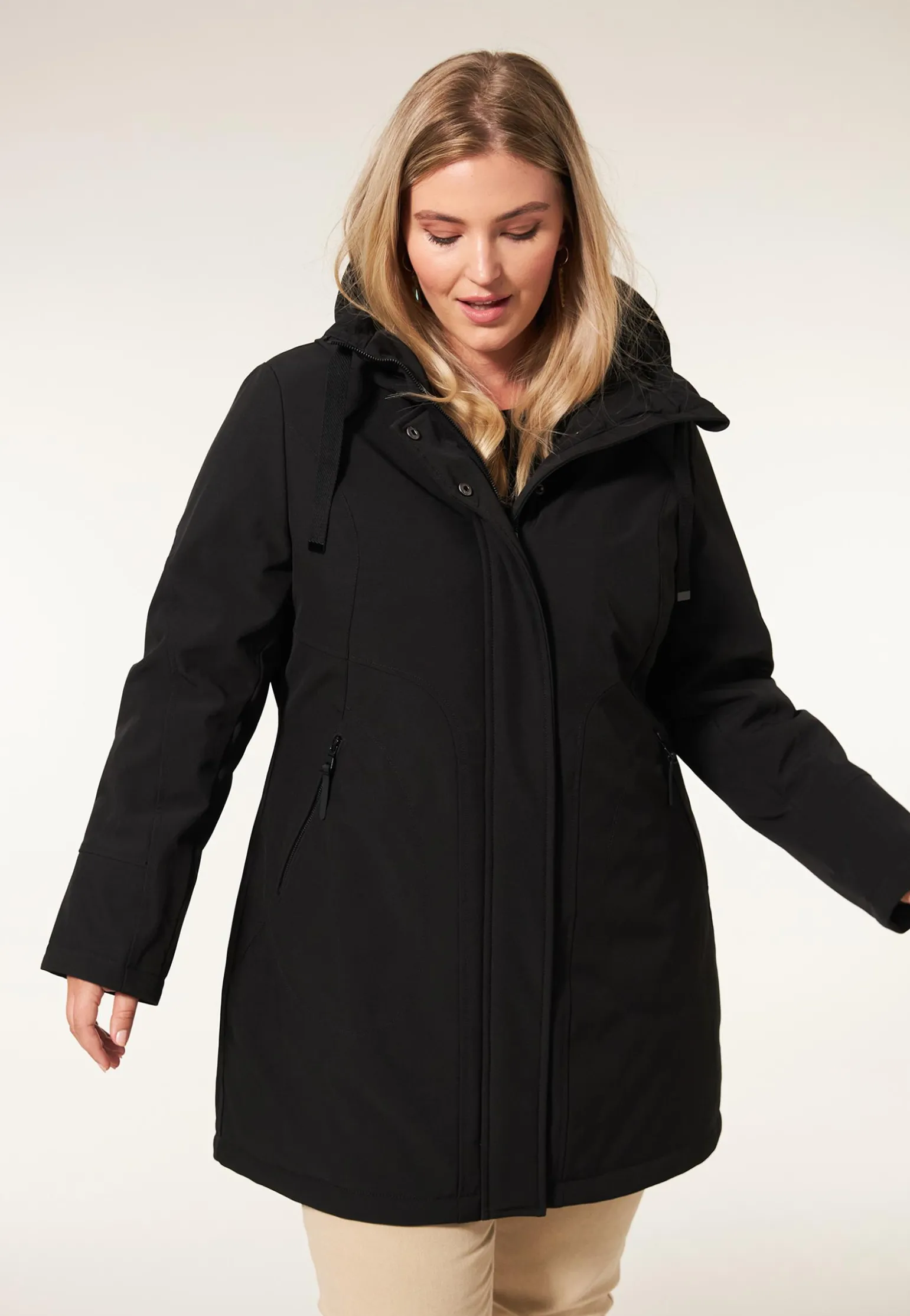 New Miss Etam Jas softshell Zwart