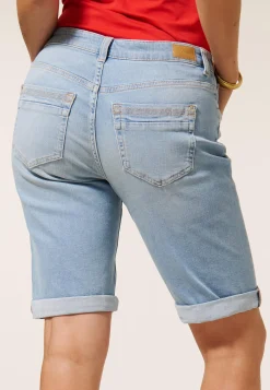 Best Miss Etam Jeans bermuda blauw Bleached