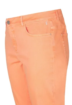 New Miss Etam Jeans capri oranje Coral