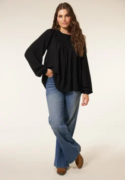 Online Miss Etam Jeans extra wide leg blauw 36
