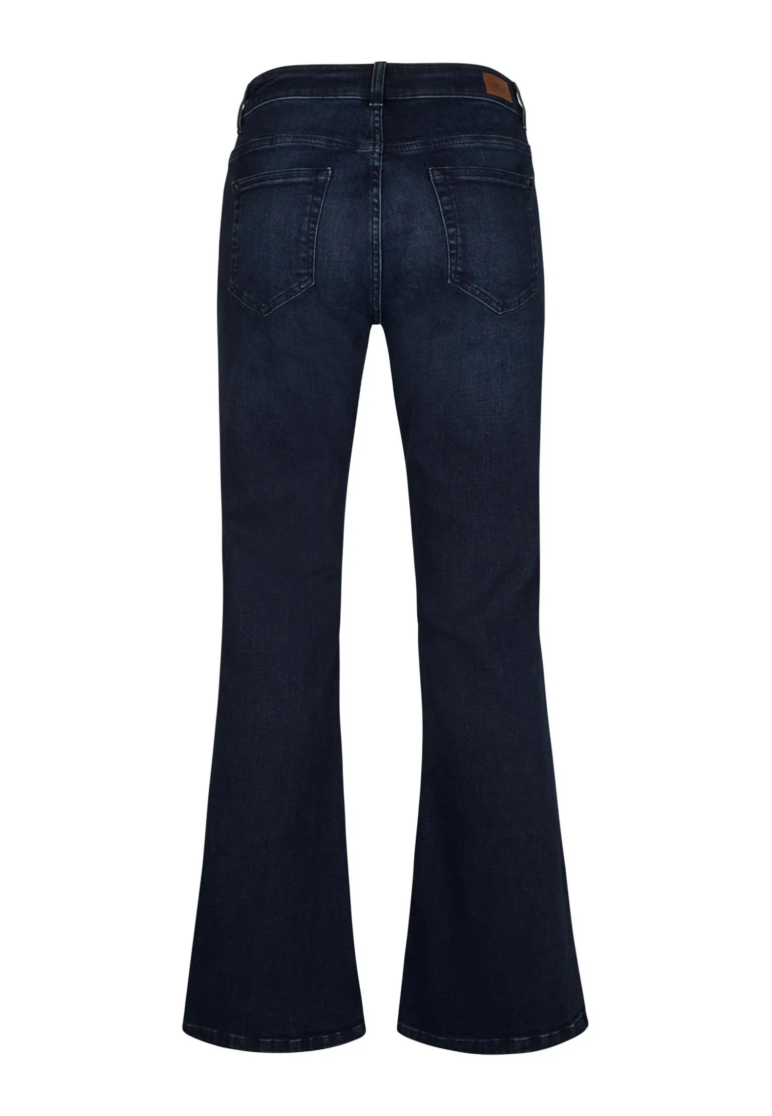 Outlet Miss Etam Jeans flared leg blauw Dark denim