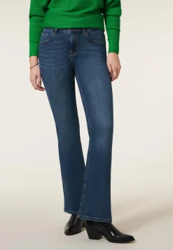 Best Miss Etam Jeans flared leg blauw Medium denim