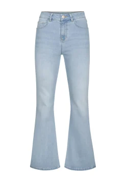Hot Miss Etam Jeans flared leg blauw 32" Bleached