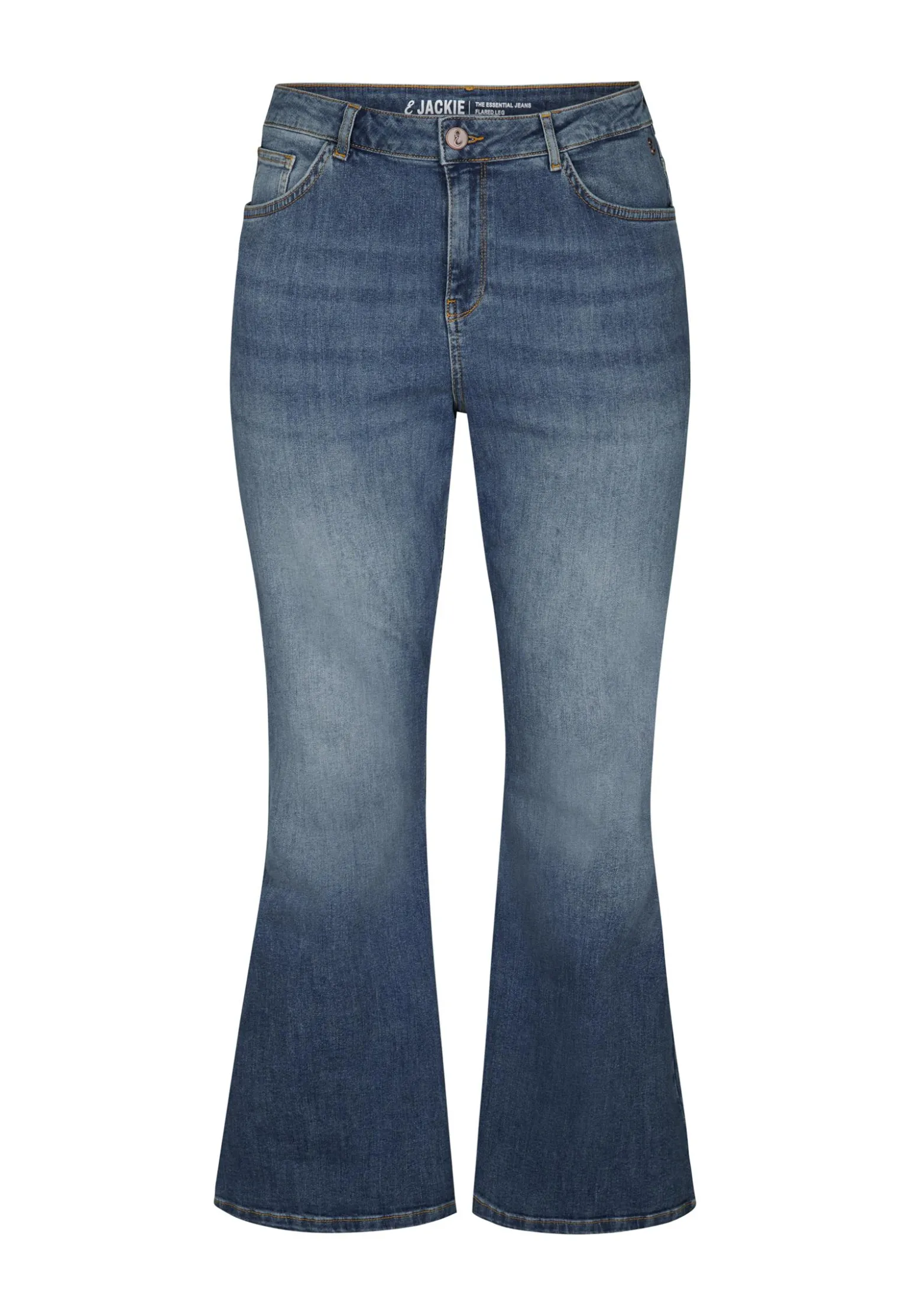 Best Miss Etam Jeans flared leg blauw 32" Medium denim
