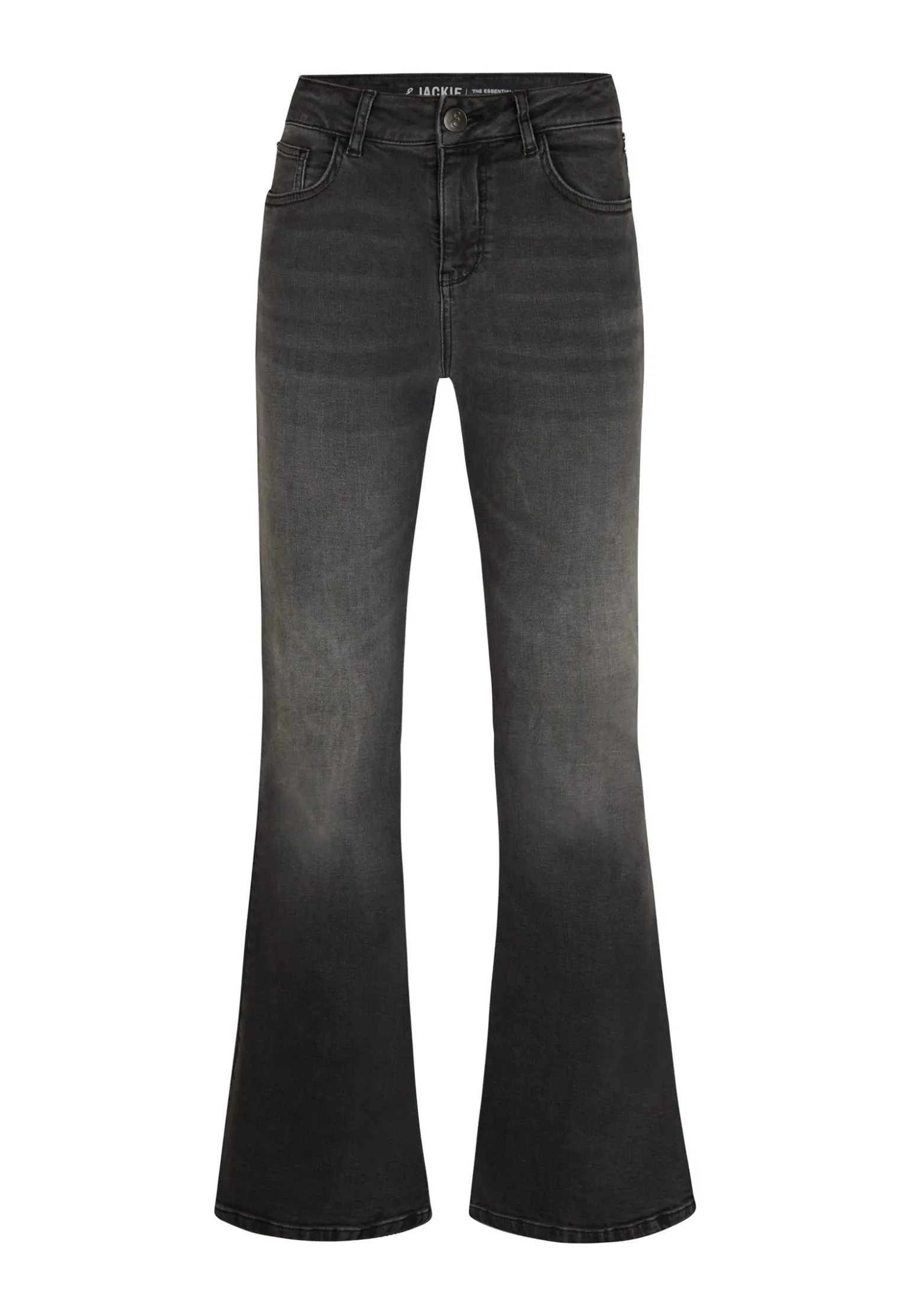 New Miss Etam Jeans flared leg grijs Mid grey denim