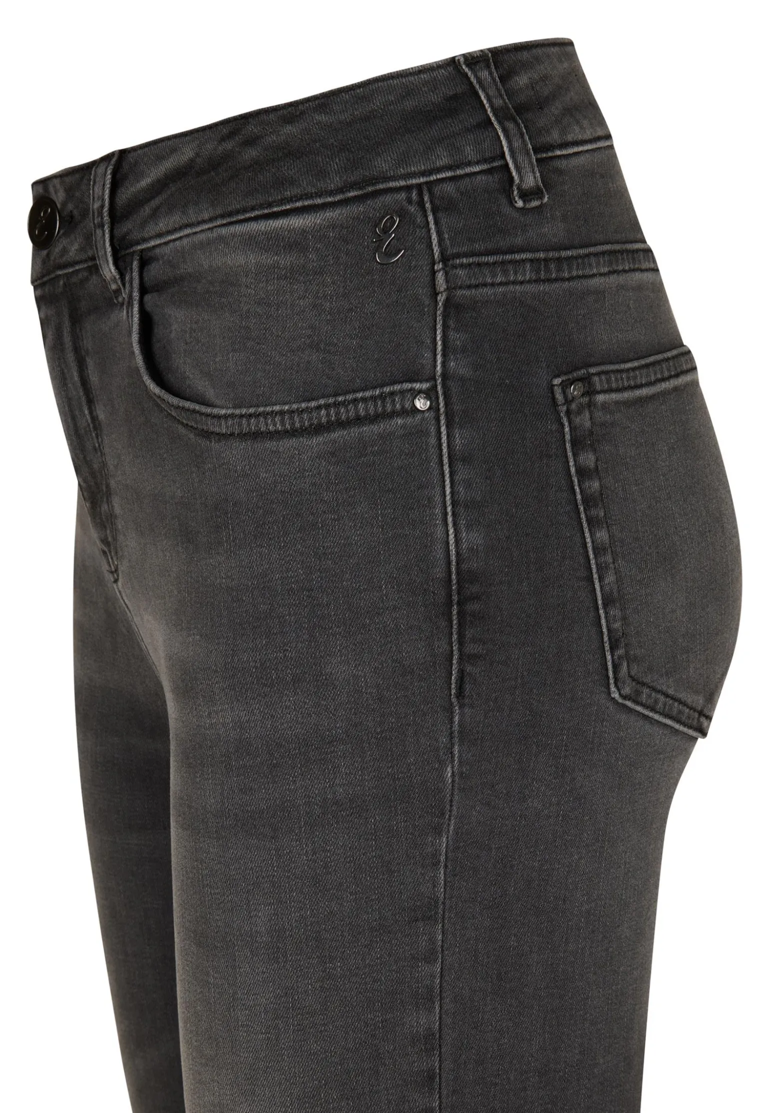 New Miss Etam Jeans flared leg grijs Mid grey denim