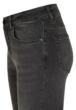 Miss Etam Jeans flared leg grijs 36