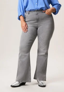 Miss Etam Jeans flared leg 32" Grijs