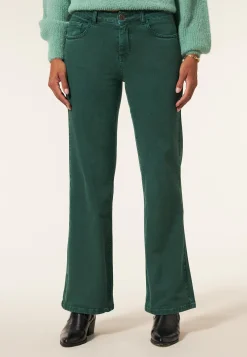 Best Miss Etam Jeans relaxed straight fit groen 32" Green