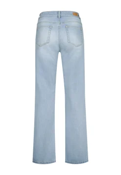 Best Miss Etam Jeans relaxed straight fit blauw Bleached
