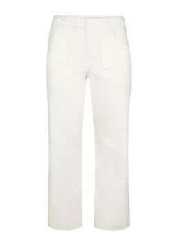 Sale Miss Etam Jeans relaxed straight fit 32" Ecru
