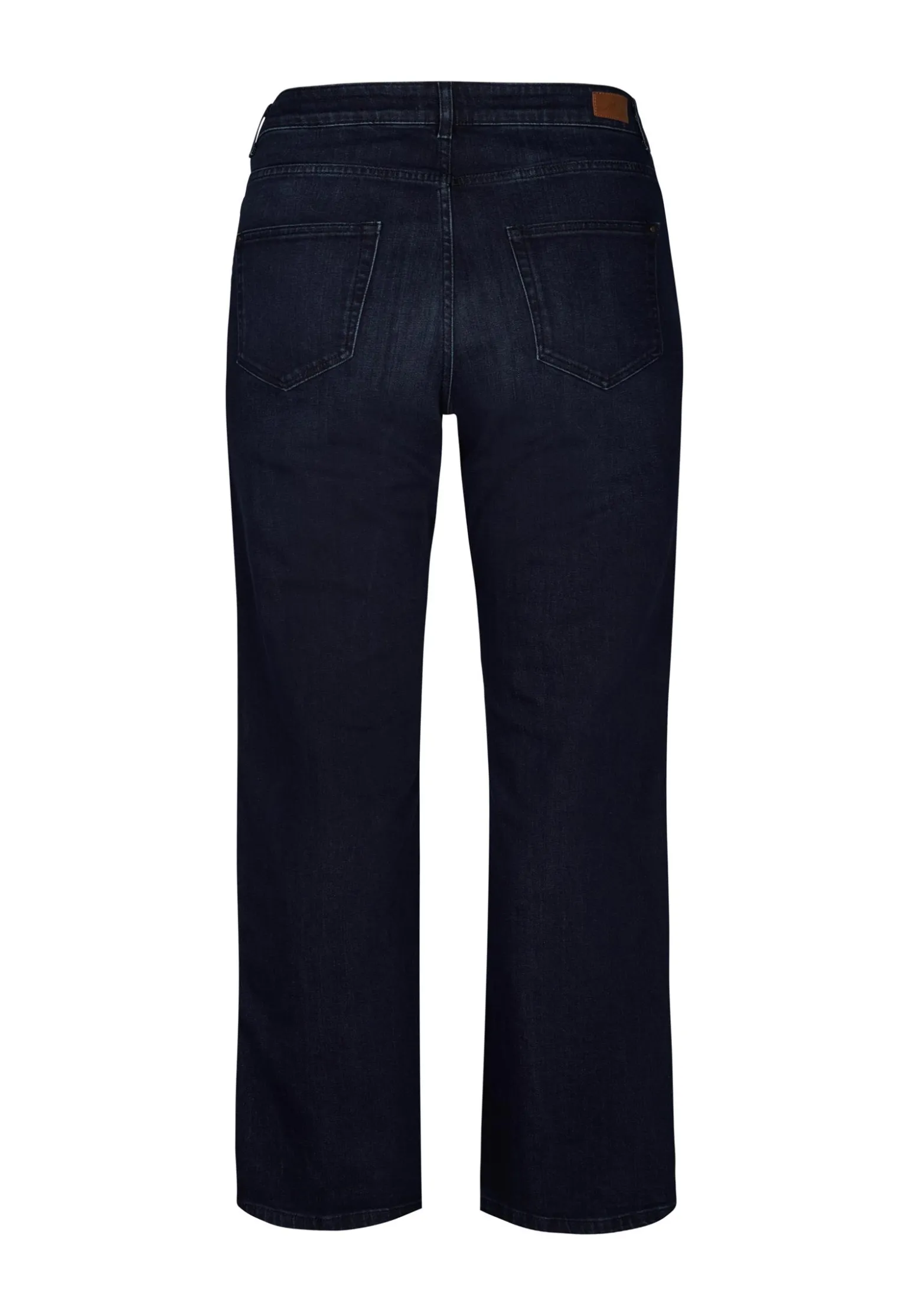 Miss Etam Jeans relaxed straight fit blauw 32" Dark denim