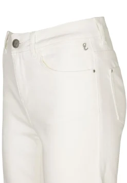 Discount Miss Etam Jeans relaxed straight fit Ecru