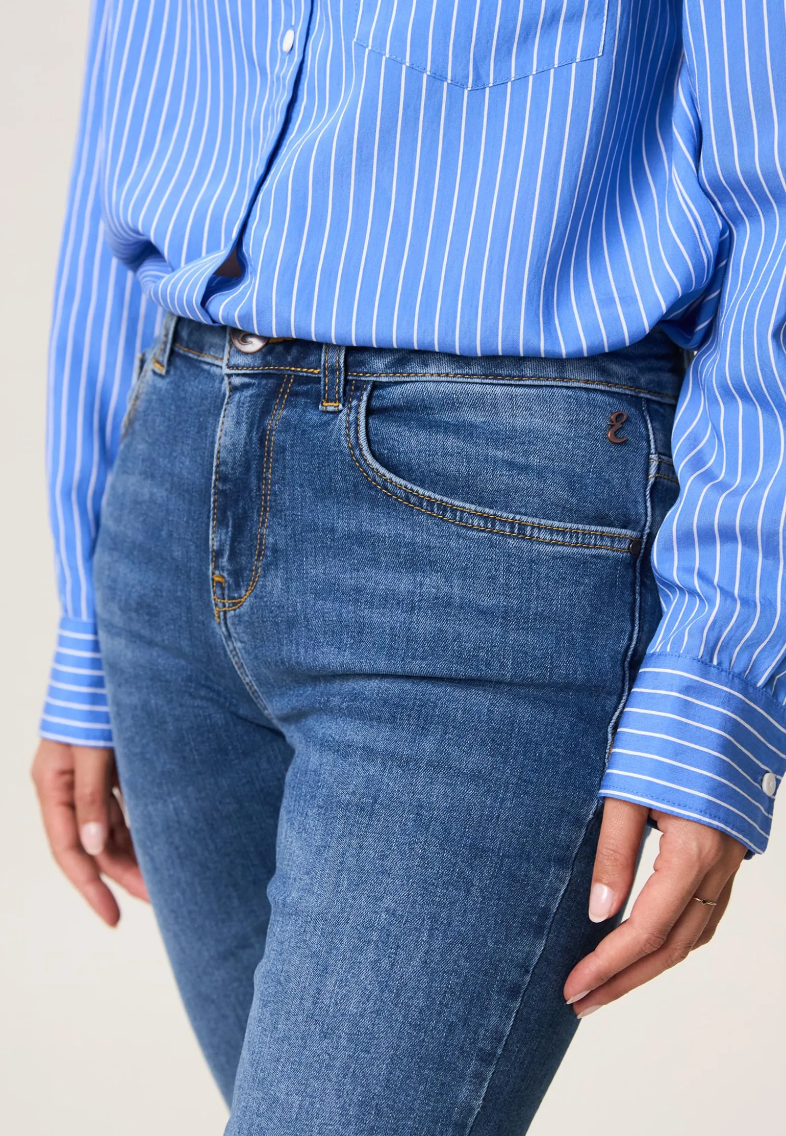 Clearance Miss Etam Jeans slim fit blauw Medium denim