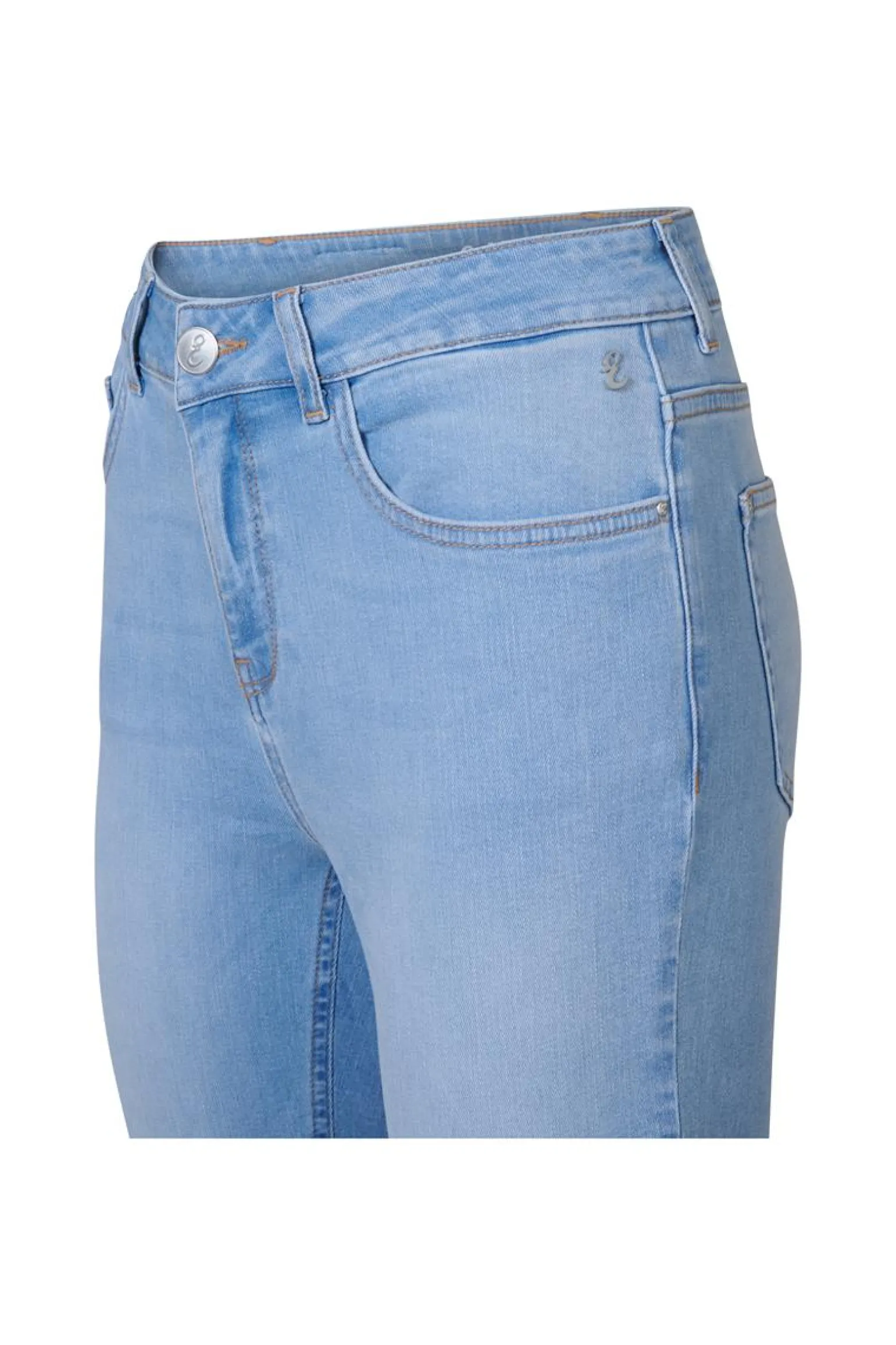 Outlet Miss Etam Jeans slim fit blauw 36" Bleached