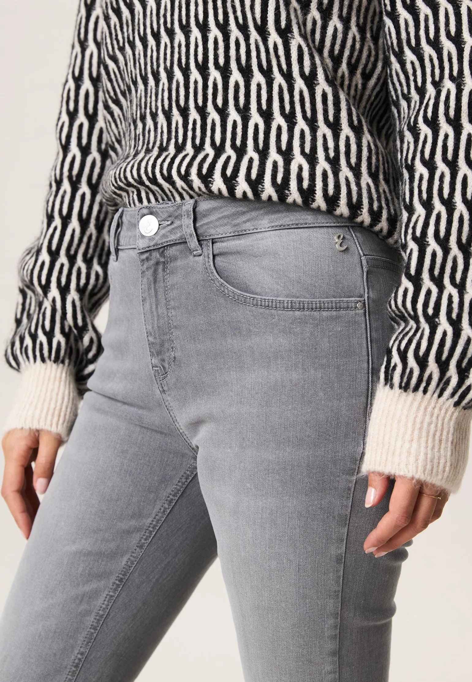Sale Miss Etam Jeans slim fit Grijs