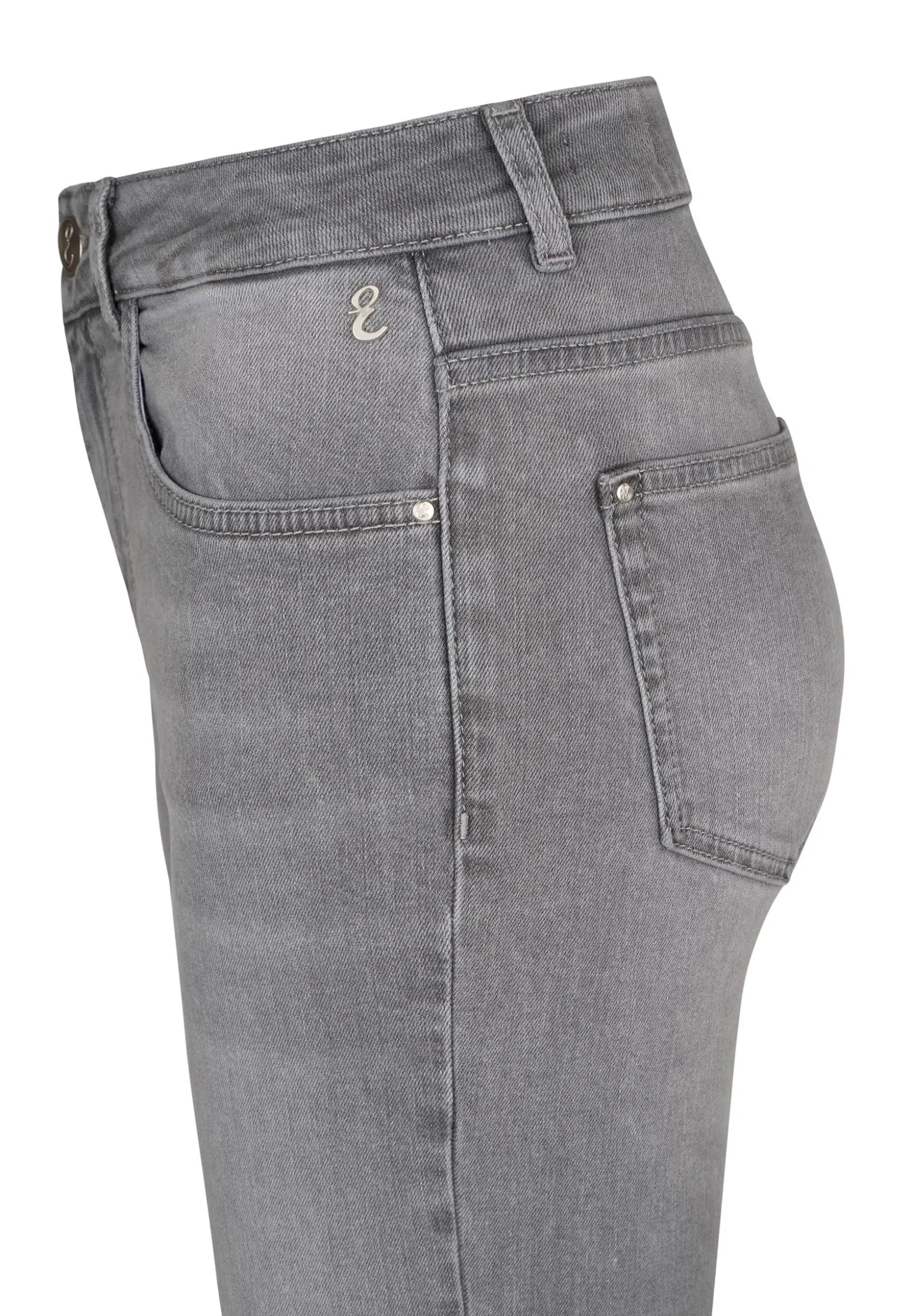 Online Miss Etam Jeans slim fit grijs 36" Light grey denim
