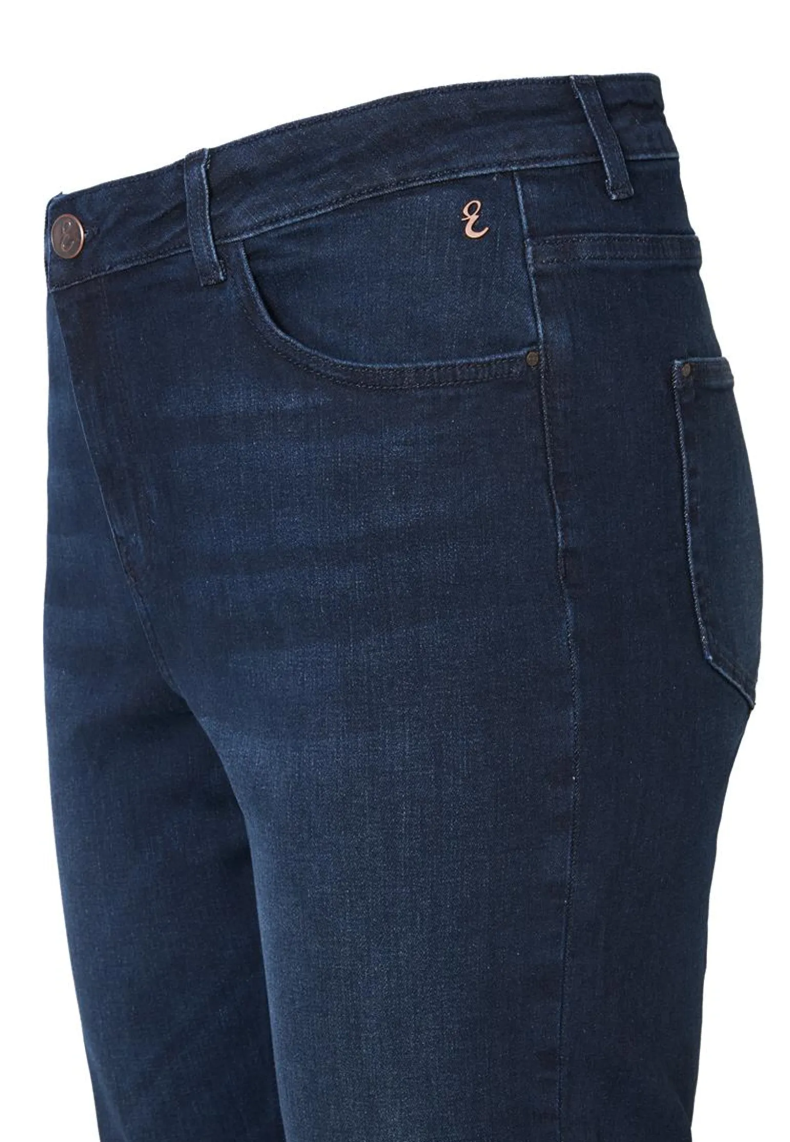 Sale Miss Etam Jeans straight fit blauw Dark denim