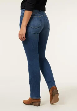 Hot Miss Etam Jeans straight fit blauw Medium denim